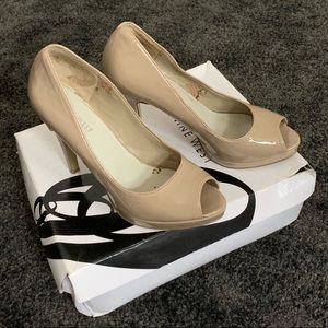 Nine West nude heels